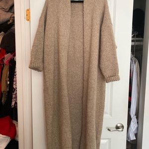 Zara long knit sweater